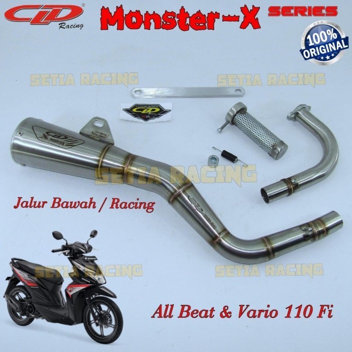 [Original] Knalpot Cld Beat Fi Vario 110 Monster Terbatas