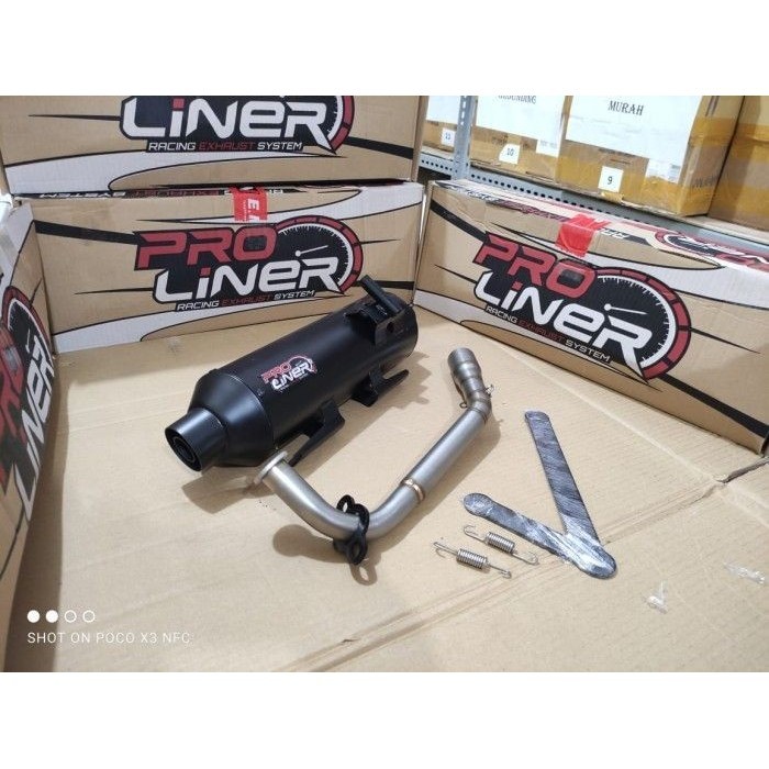 [Original] Knalpot Proliner Standard Racing Mio M3 Z Soul Gt 125 Fino X-Ride 125 Limited