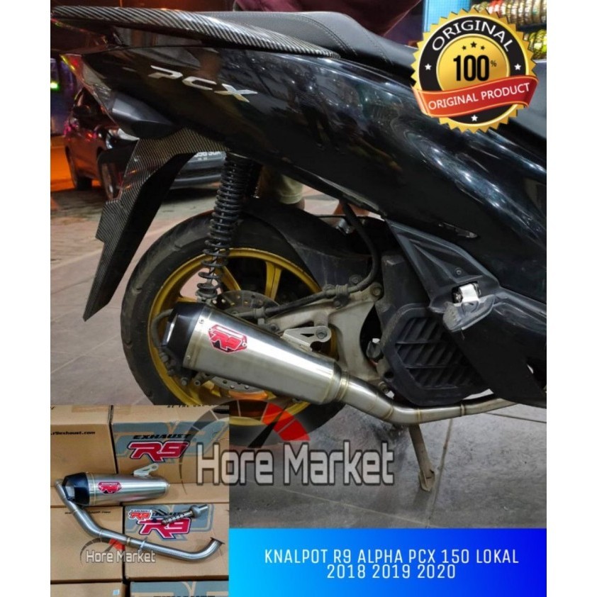 [Original] Knalpot Racing Pcx Lokal R9 Alpha Series Knalpot R9 Honda Pcx Limited
