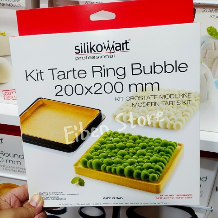 

[New Ori] Silikomart Kit Tarte Ring Bubble Terbatas