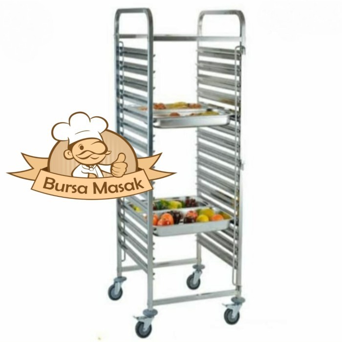 

[New Ori] Trolly Stainless 15 Loyang Diskon