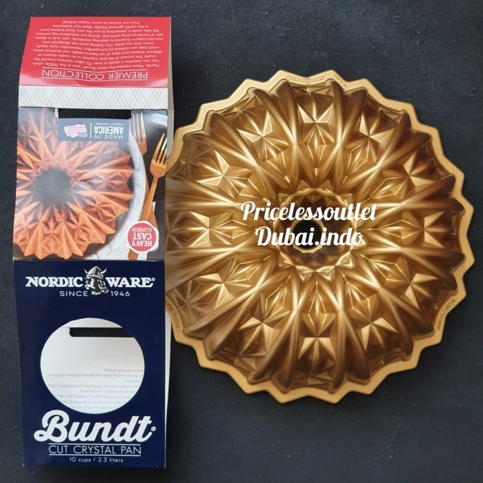 

[New Ori] Loyang Nordic Ware Cut Crystal Bundt Pan Terbatas