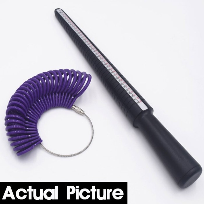 

Tongkat Mandrel Alat Pengukur Ukuran Lingkar Cincin Perhiasan