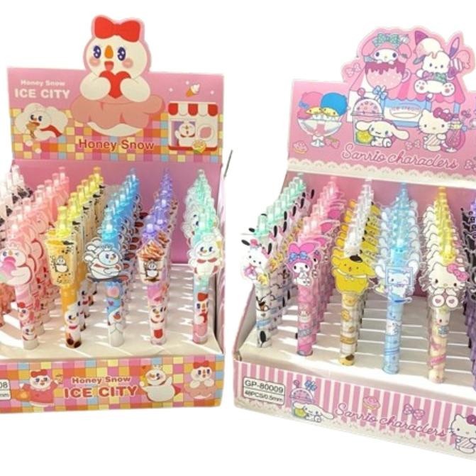 

(1Box=48 Pc) Sanrio Cli / Pul Gel Cetek Melody Kuro Cinnamoroll Xue Klik