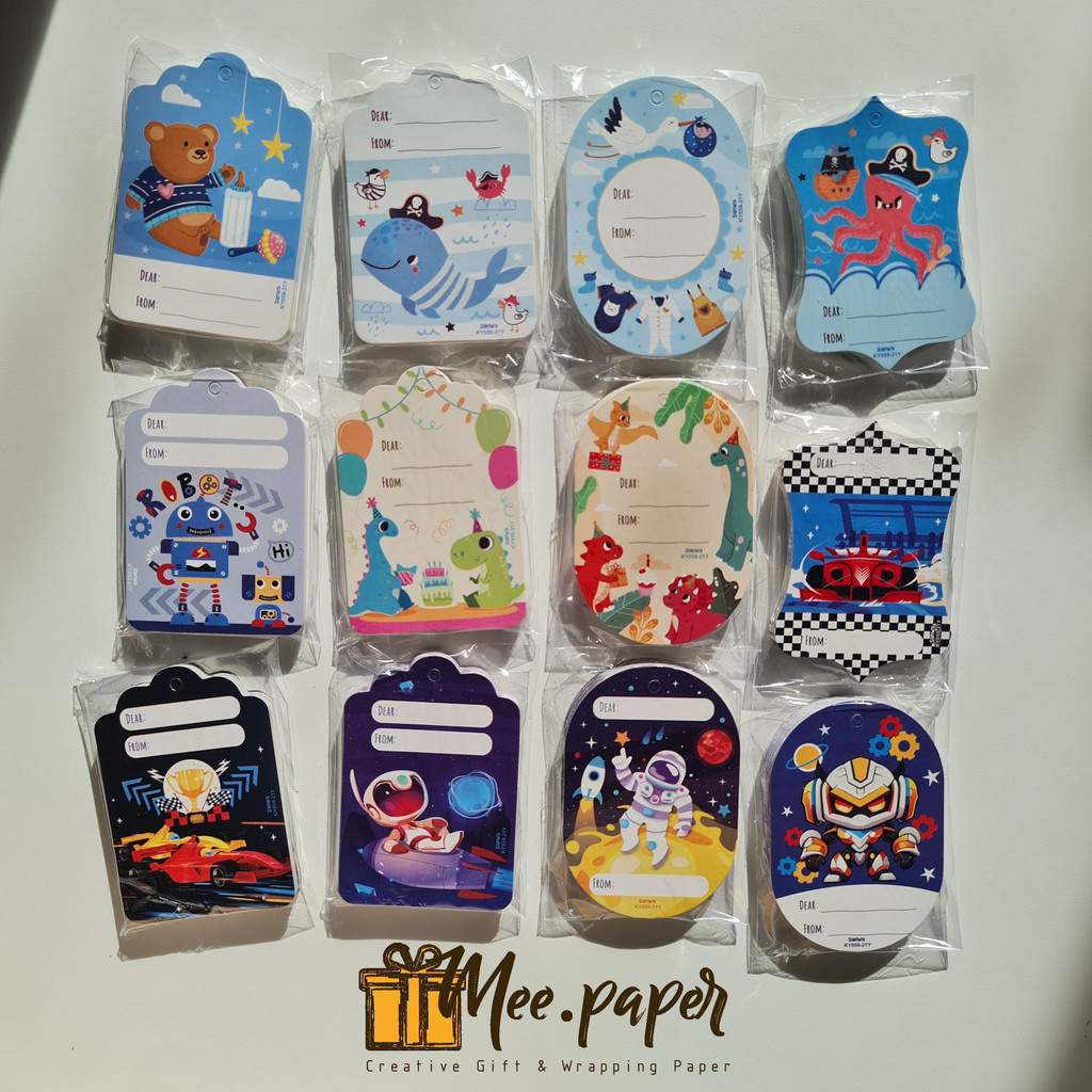 

Hang Tag Sansan Wawa, Boys, Gift Tag / Label Tag