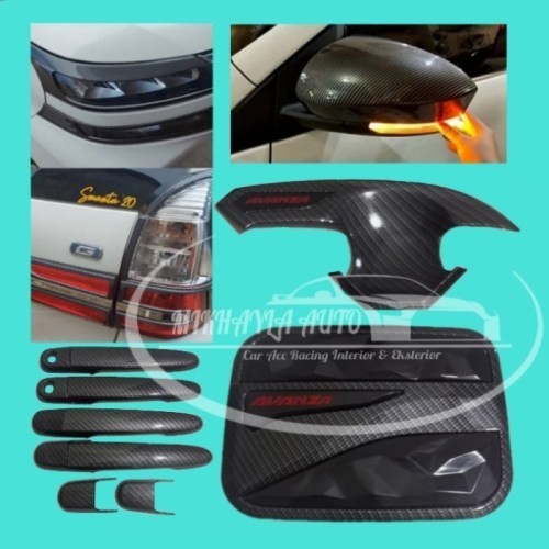 Paket Variasi Full Carbon Mobil Avanza Veloz 2019-2020 - Avanza Veloz