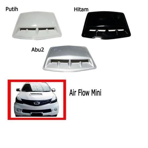 Side Air Flow Variasi Kap Mesin Mobil VIOS LIMO Universal