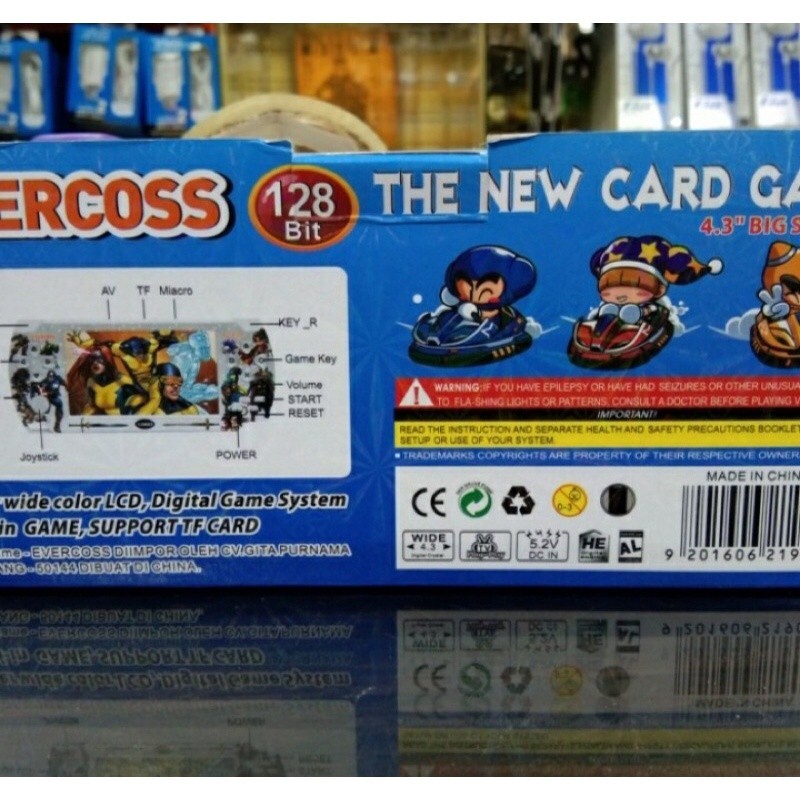 [LIMITED QUALITY] Game Portable PSP Console Evercoss EG-P300 128 Bit