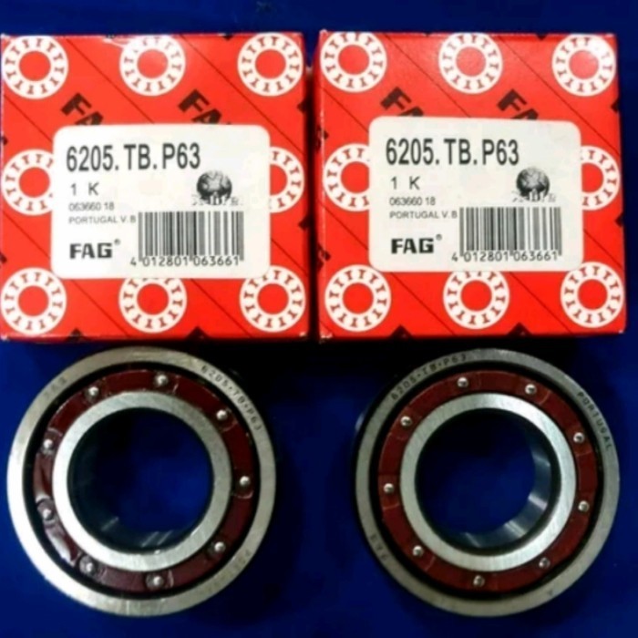 ✅Baru Bearing Kruk As Highspeed Fag Tbp63 6205 6205 Portugal Satria 120 F1Zr Berkualitas