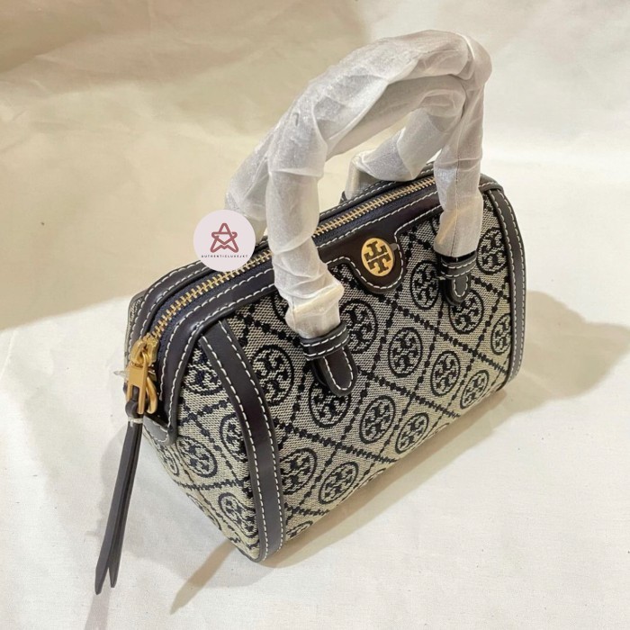 ✅New Tb T Monogram Jacquard Mini Barrel Bag Berkualitas