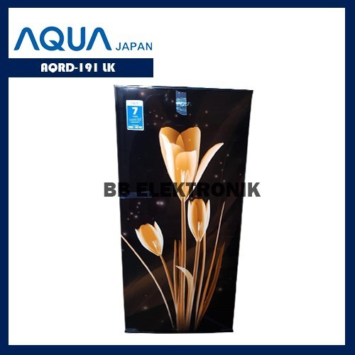 [Baru] Aqua Aqrd-191 Lk Kulkas 1 Pintu 161L Motif Kembang Terbatas