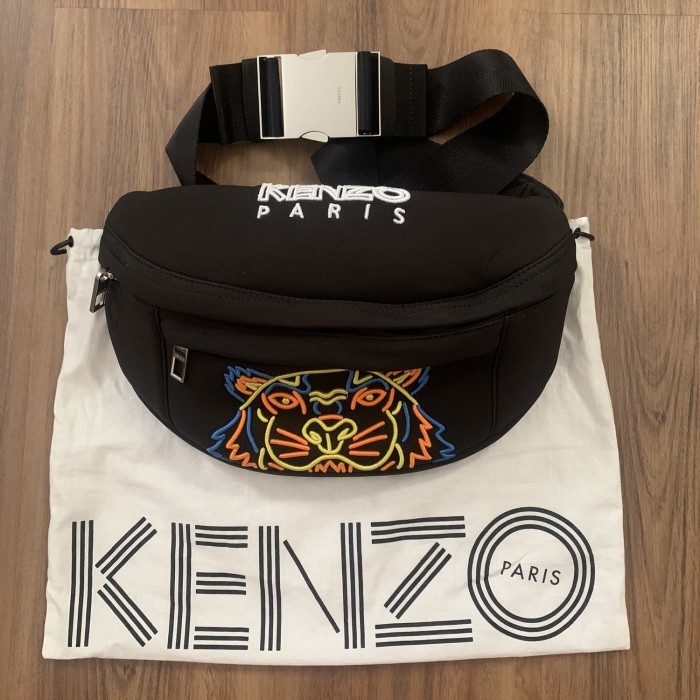 ✅New Kenzo Logo Bumbag Waistbag Tas Pinggang Original Terbaru