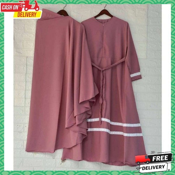 Gami Jumbo Pakaian Muslim 2024 Lebaran Terbaru Viral Dres Muslimah Kondangan Simple Simpel Ibu Baju 