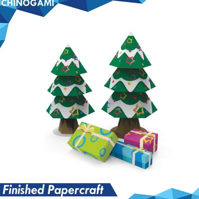 

Spesial Papercraft Set : 2 pcs of Christmas Tree anda 3 Gift Box