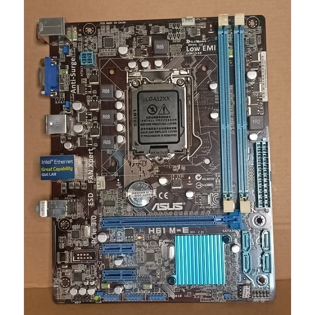 Mobo Motherboard Asus H61M-E LGA 1155