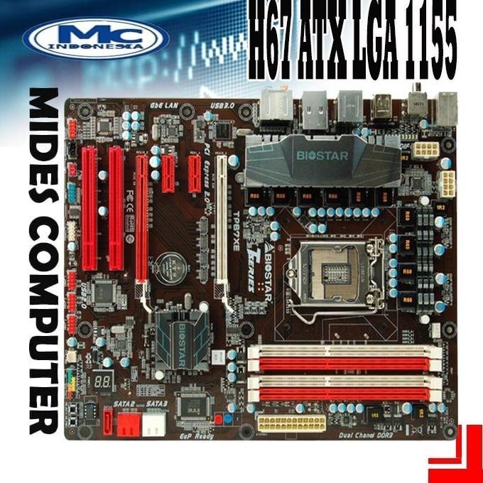 NEW Mainboard MOBO Motherboard Intel 1155 P67 ATX BIOSTAR