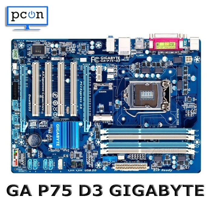 MOTHERBOARD MAINBOARD MOBO SOKET 1155 GA P75 GIGABYTE
