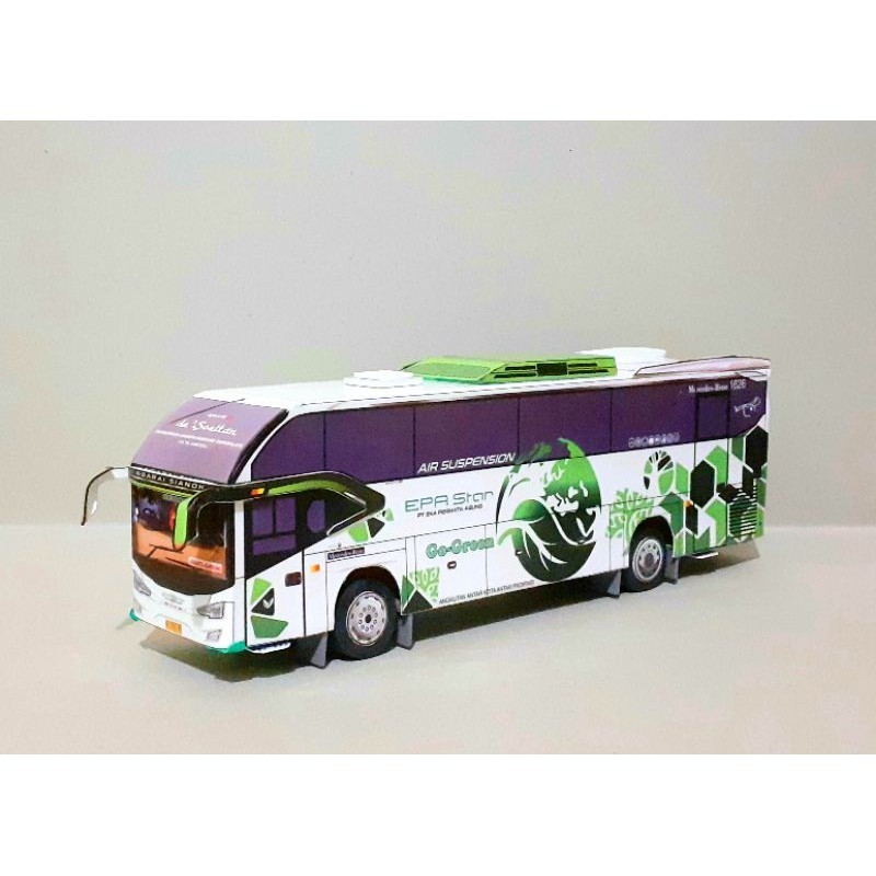 Miniatur Papercraft Bus Epa Star Avante