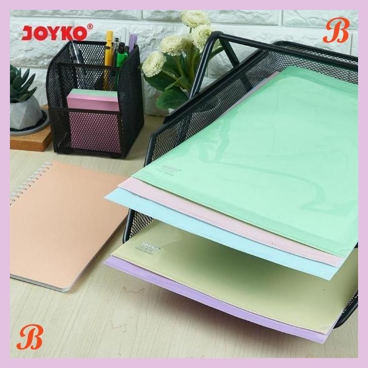 

| KG | JOYKO CLEAR SLEEVE F4 PASTEL FOLDER MAP L F4 DOKUMEN FOLIO CS-11-F4