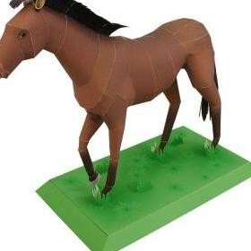 

DIY Miniatur Papercraft Hewan Kuda