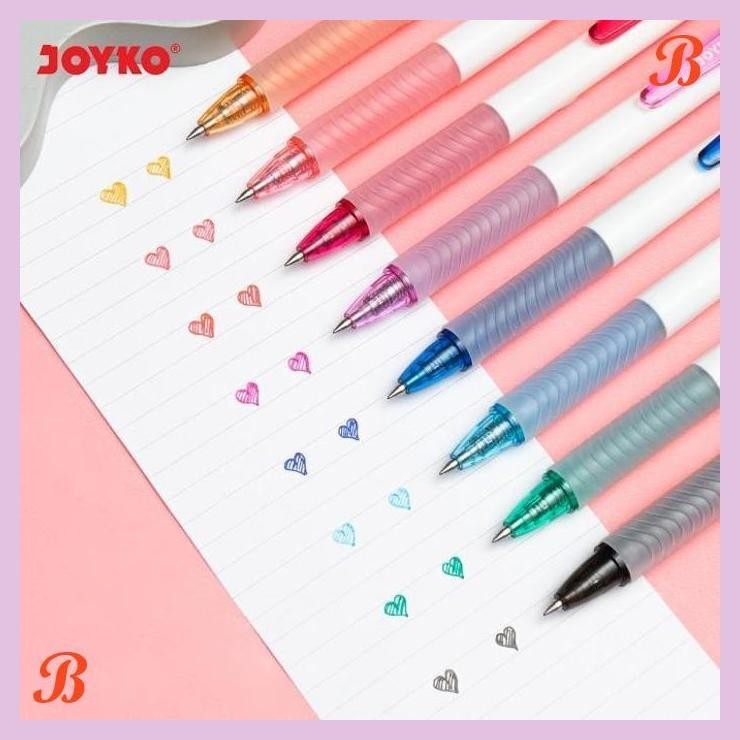 

| KG | JOYKO COLOUR GEL PEN 0.5 PULPEN PEN WARNA WARNI JOYKO ART GPC-374