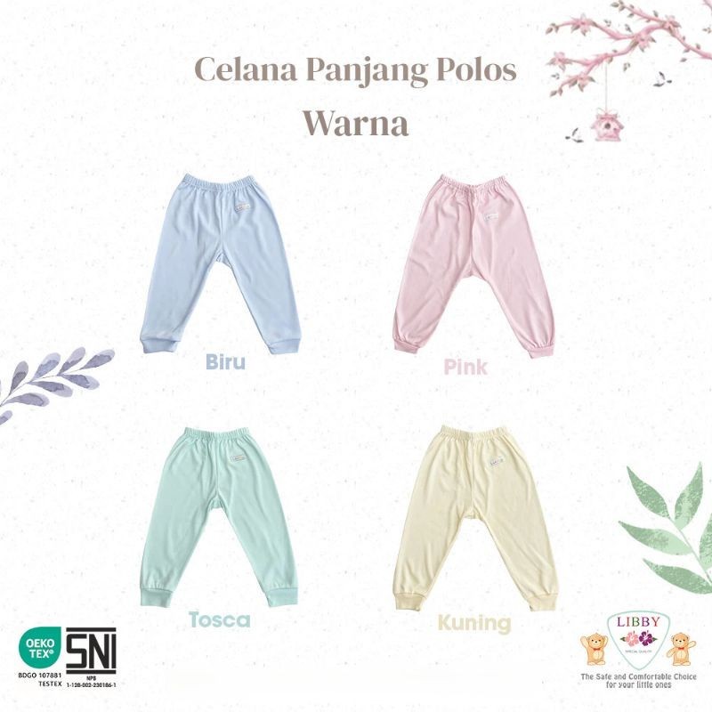 Libby Celana Panjang Warna/Celana Panjang Bayi