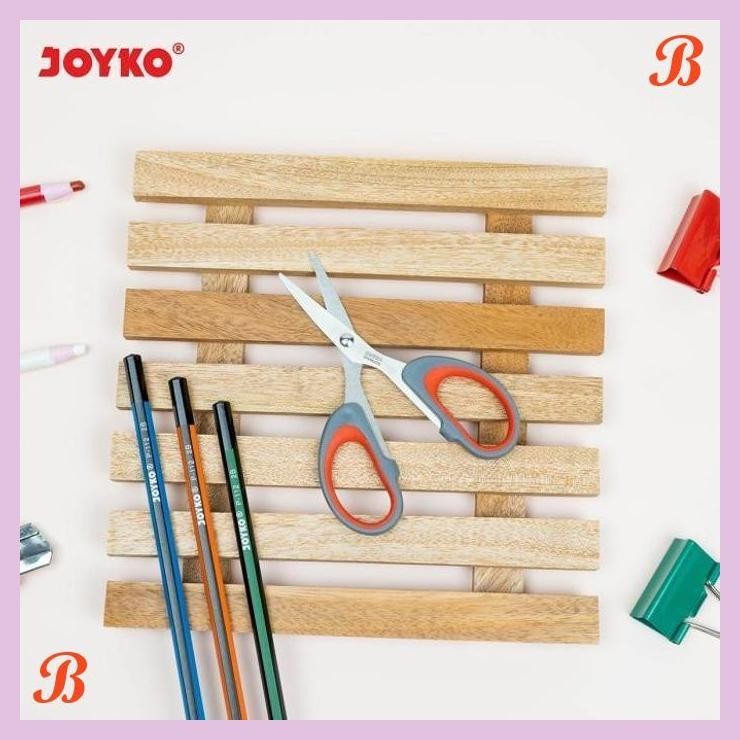 

| KG | JOYKO SCISSOR SOFT GRIP STAINLESS GUNTING JOYKO KETAS KAIN KARDUS