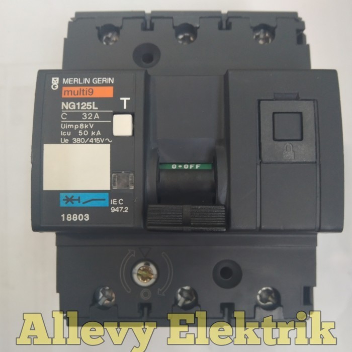 [New Ori] Mcb Ng125L 3P 32A Merlin Gerin Terbatas