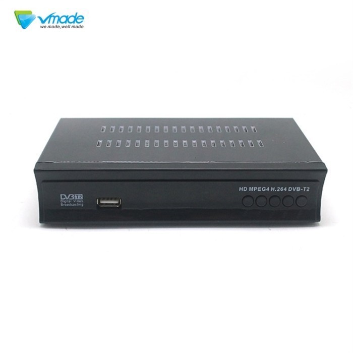 [New] Vmade Digital Satellite Tv Box Receiver 1080P Dvb-T2 - C01S - Black Berkualitas