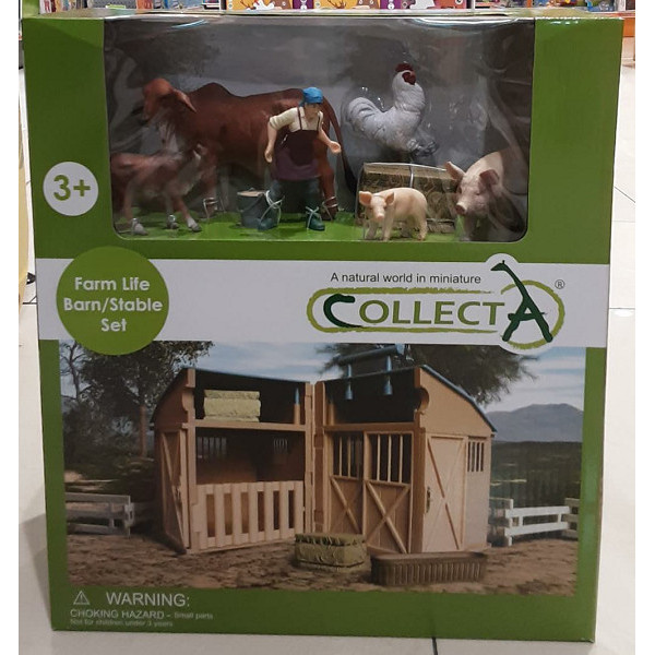[Ori] Sale Mainan: Collecta Farm Life Barn/ Stable Set Original 3 Diskon