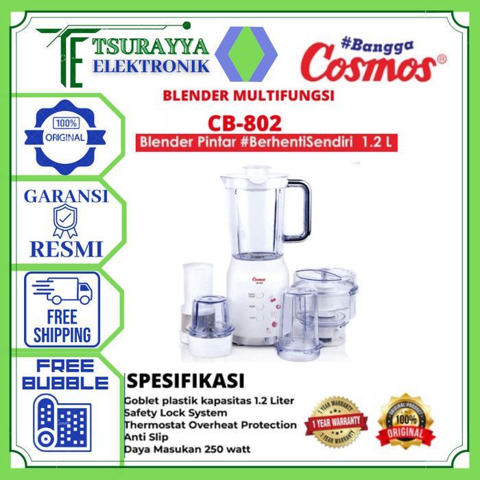 [New] Cosmos Cb802 / Blender Cosmos 4 In 1 Cb 802 / Cb-802 Original Diskon