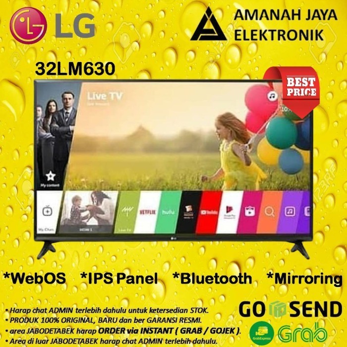 [New] Lg 32Lm630Bptb  Smart Tv Hd 32 Inch  32Lm630  Bluetooth Limited