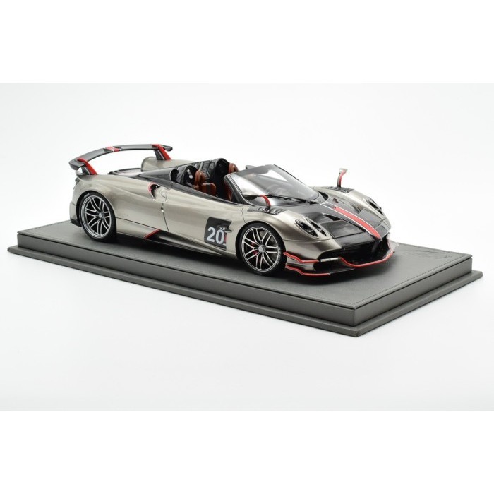 [Original] 1/18 Bbr Pagani Huayra Bc Roadster Silver Carbon Not Frontiart Autoart Terbaru