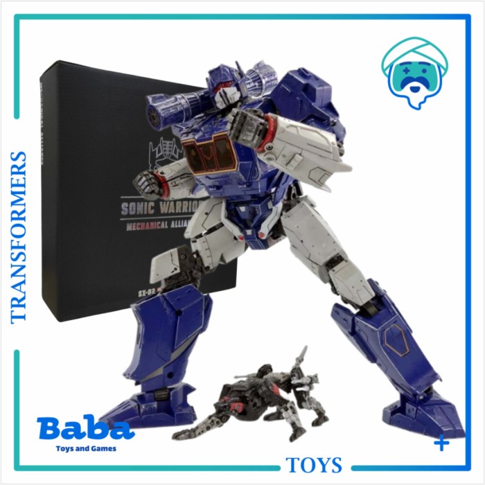 [Original] Transformers Deformation Sound Warrior Sx-02 Sx02 Soundwave W/ Ravage Terbaru