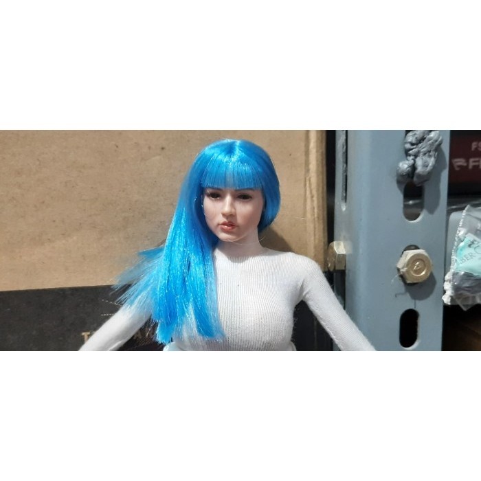 [Ori] Hot Toys Flirty Dam Verycool Tbleague Blackbox Runner Joi Head Blue Diskon