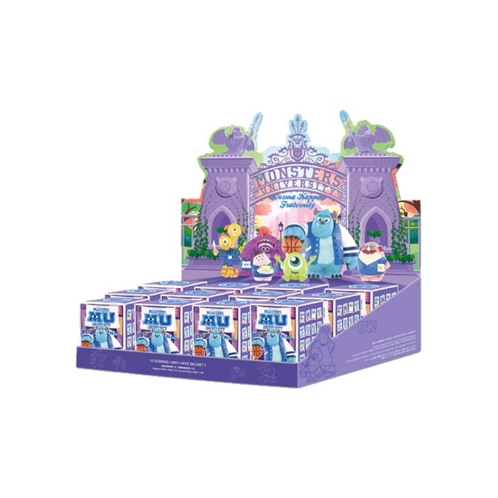 [Original] Pop Mart Disney/Pixar Monsters University Oozma Kappa Fraternity - Set Berkualitas