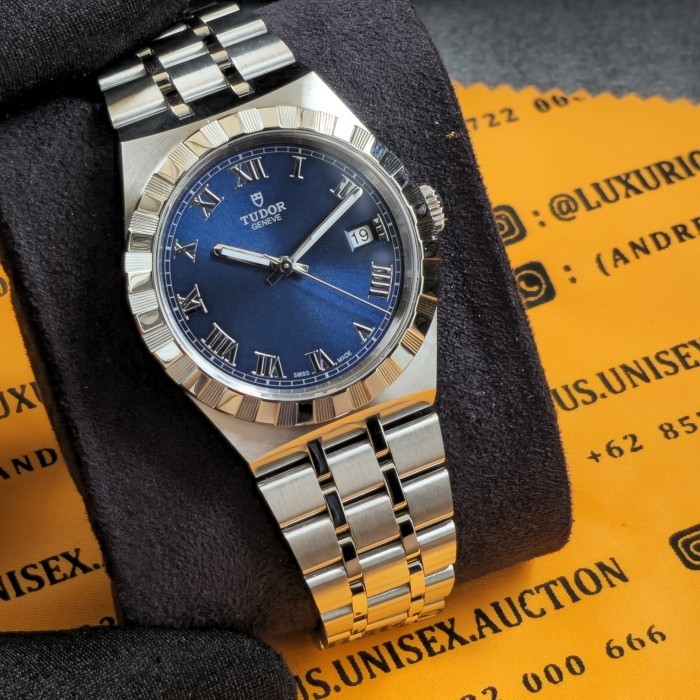 ✅New Ori Jam Tangan Tudor Royal 38Mm Blue Dial Automatic Brand New Original Terbaru