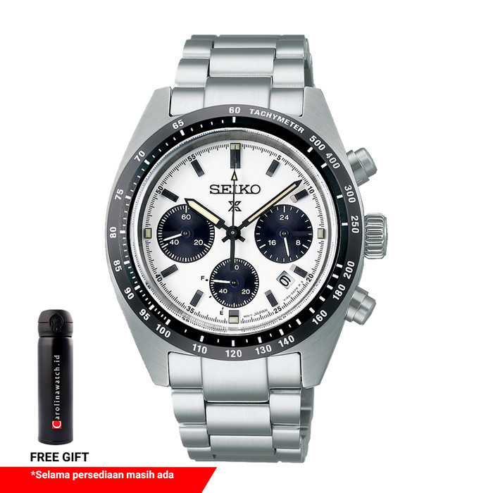 ✅Original Jam Tangan Pria Seiko Prospex Ssc813P1 Speedtimer Panda Solar Stainles Diskon