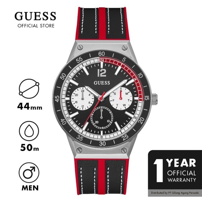 ✅Original Jam Tangan Pria Guess - Guess Mens Watch Black Racer - Gw0416G1 Terbatas