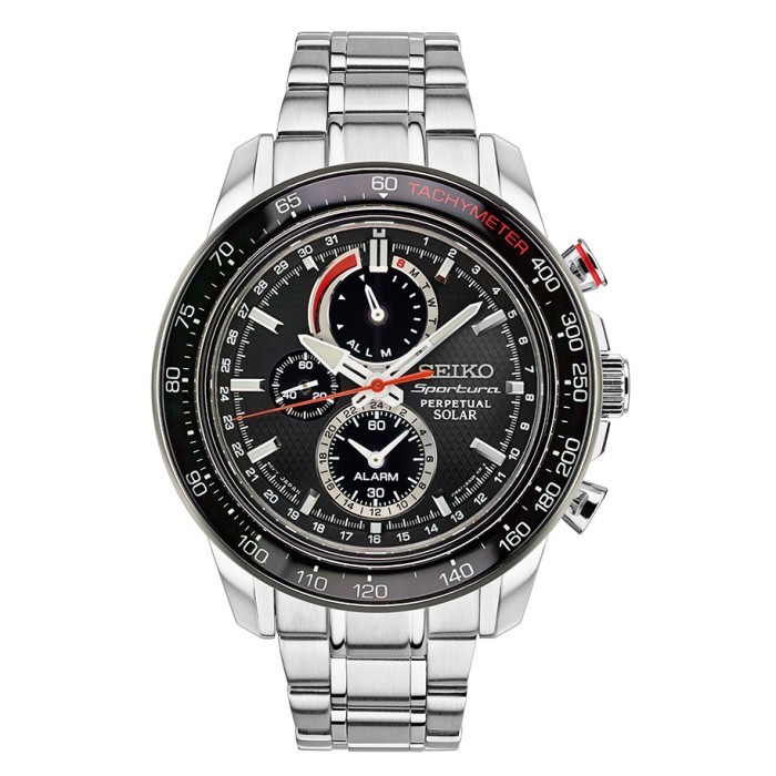 ✅Original Seiko Sportura Perpetual Solar Chronograph Ssc357 Limited