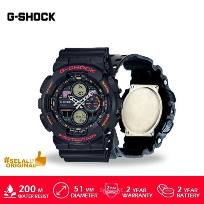 ✅Original Casio G-Shock Ga-140-1A4Dr/Ga1401A4Dr/Ga-140 Original Limited