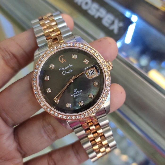 ✅Original Jam Tangan Pria Original Alexandre Christie Ac 5012 Md All Stain Diskon