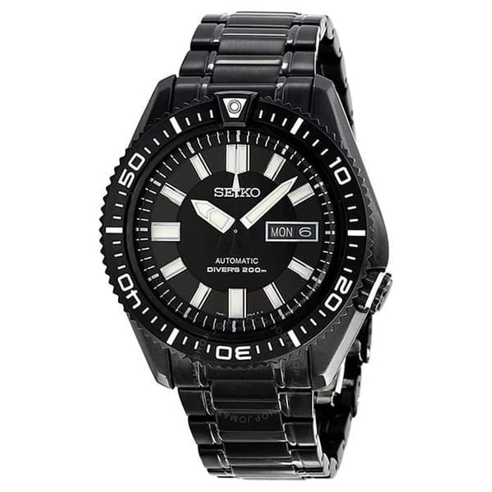 ✅Ready Seiko Skz329K1 Divers Stargate Automatic Full Black Diskon