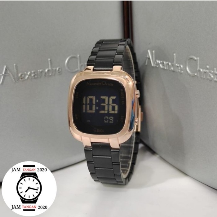 ✅Termurah Jam Tangan Wanita Original Alexander Cristie Ac9356 Rose Black Ac 9356 Terbaru