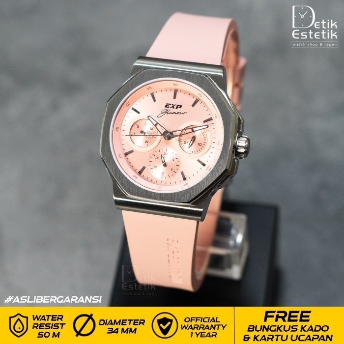 ✅Termurah Jam Tangan Wanita Expedition Ladies E 6816 Bf Rsspn Glamour Pink Dial Diskon