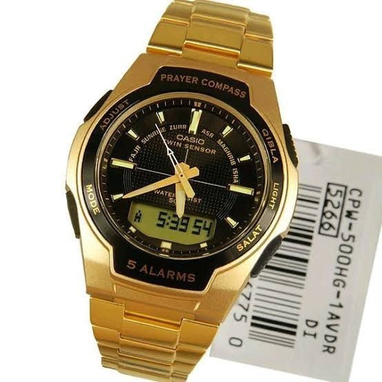 ✅Termurah Jam Tangan Casio Cpw-500Hd-7Avdr Islamic Preyer Watch Terbatas