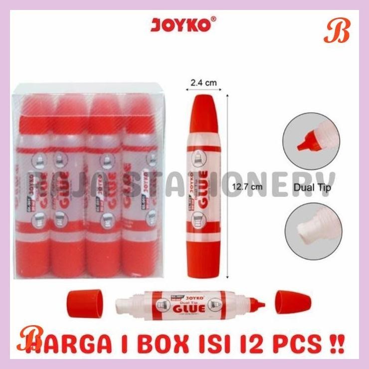 

| KG | JOYKO TRANSPARENT GLUE DUAL TIP LEM CAIR JOYKO PRAKARYA GL-501 [12PCS]