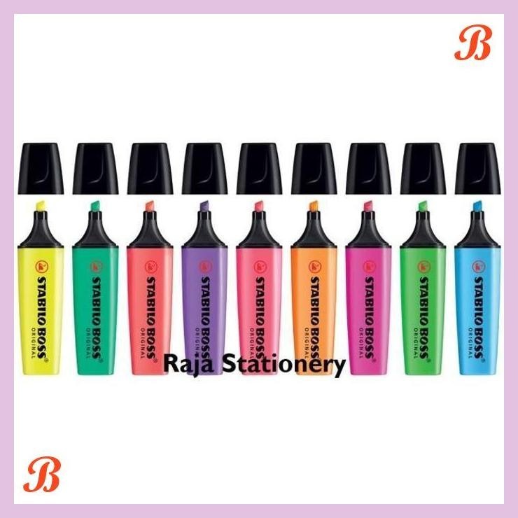 

| KG | STABILO BOSS HIGHLIGHTER COLOURS STABILO BOSS WARNA WARNI