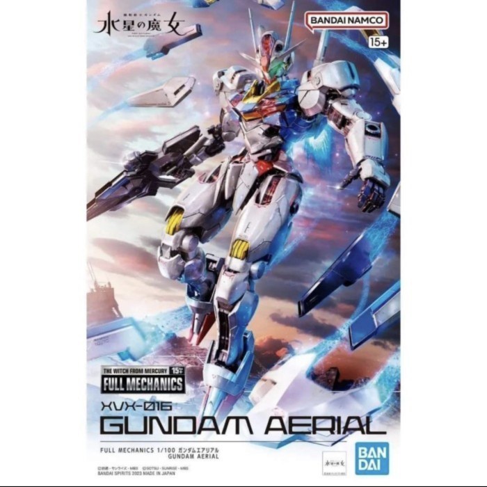 [Original] Full Mechanics 1/100 Gundam Aerial Fm Bandai Diskon