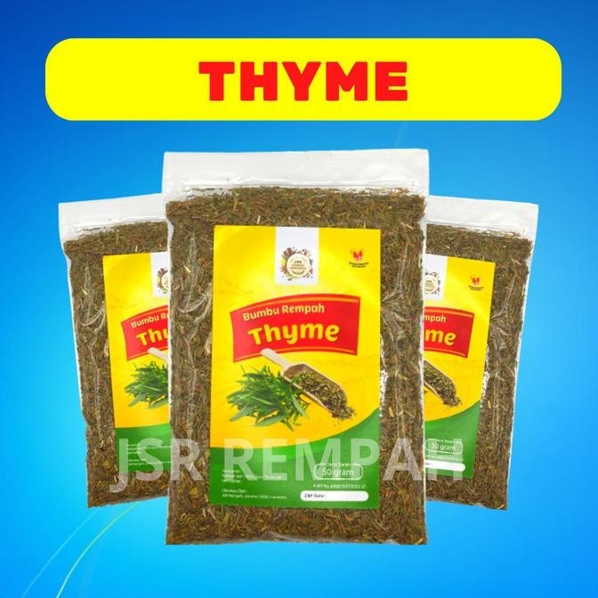 

Termurah DAUN THYME KERING ASLI ISI 50 GRAM KUALITAS PREMIUM JSR REMPAH